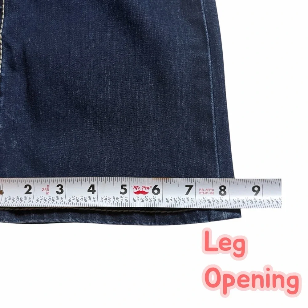 BKE Denim Womens Jeans Size 32L Payton Bootcut Stretch Dark Wash